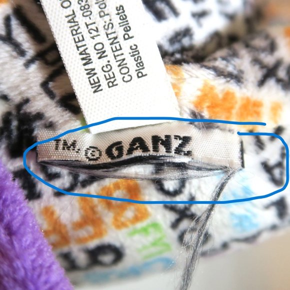 Webkinz Texting Puppy Ganz Purple Plush Stuffed Dog Animal Toy NO TAG /CODE - Picture 9 of 9